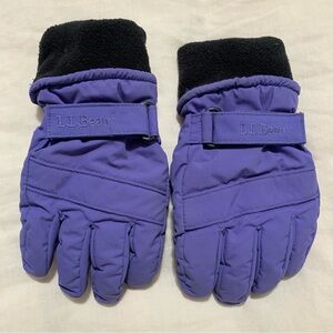 LL BEAN Thinsulate Gloves Kids Water-Resistant Material
